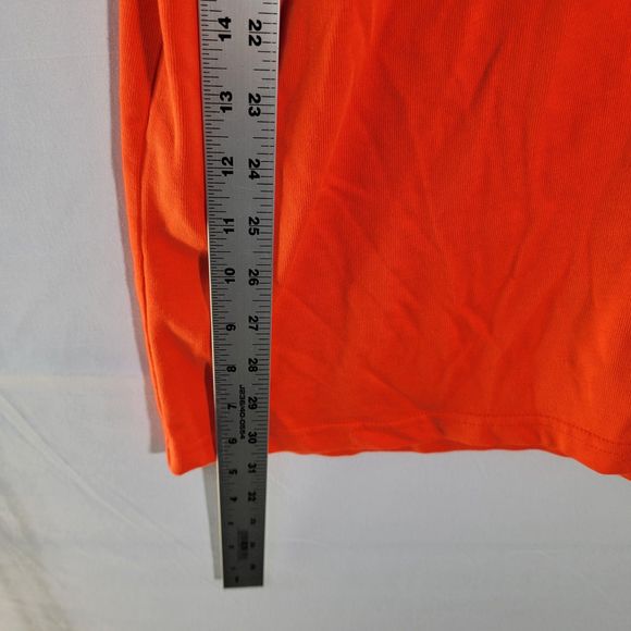 Vintage Printed Orange T-Shirt 100% Cotton Crew Neck (24/7 365 Days)Mens Large - Picture 7 of 7